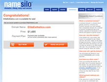 Tablet Screenshot of eliteesthetics.com